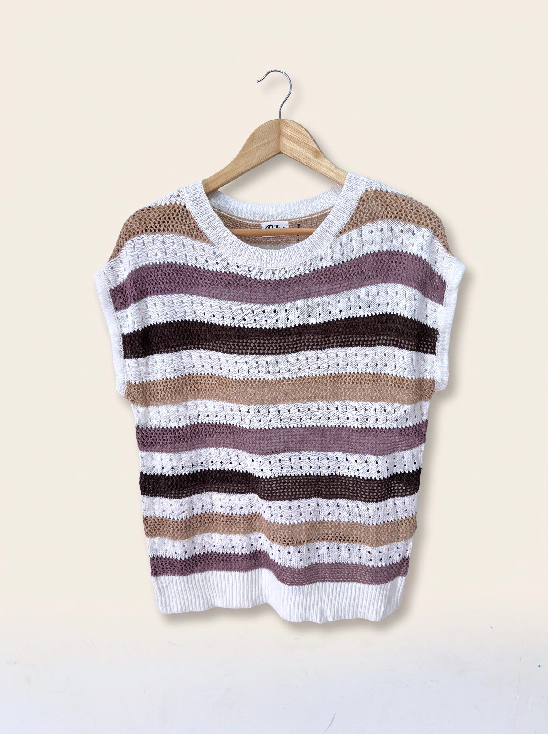 Sweater Calado a Rayas
